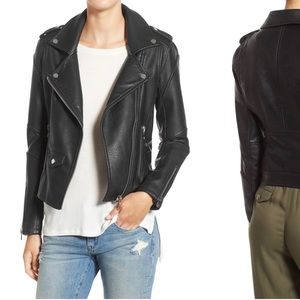 Faux Leather Moto Jacket